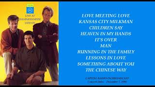 Level 42   At Hammersmith Odeon december 7 1990 Capital Radio Fm Exclusive