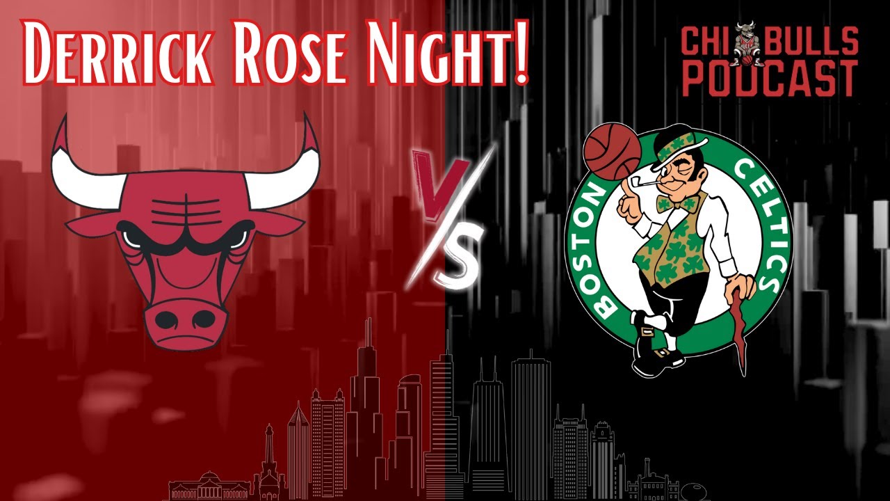 Chicago Bulls Vs Boston Celtics Live Watch Party | Derrick Rose Night🔥 📱