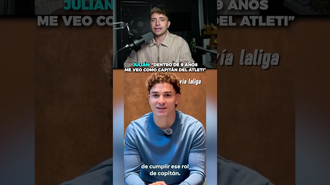 Nuevas declaraciones de Julián Álvarez sobre su futuro 🤔 #shorts #futbol