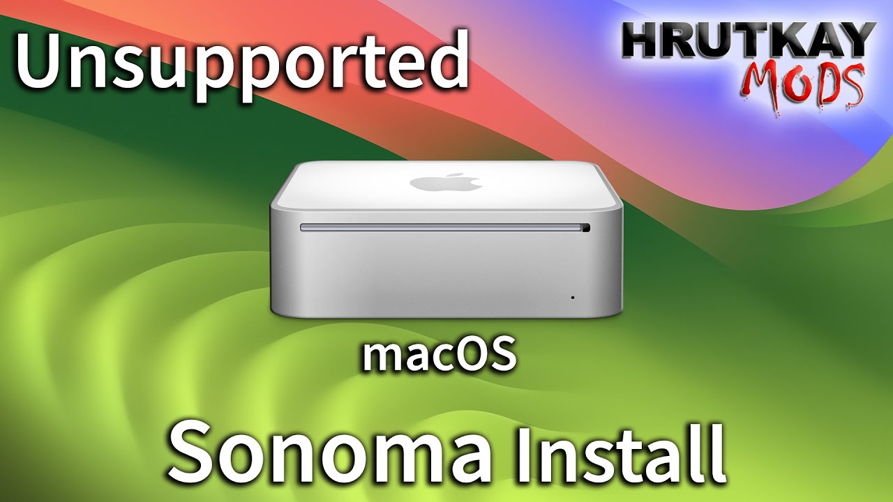 Installing macOS Sonoma On A 2009 Mac Mini (OpenCore Legacy