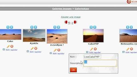 CakePHP + JQuery (Avec Ajax) - 2
