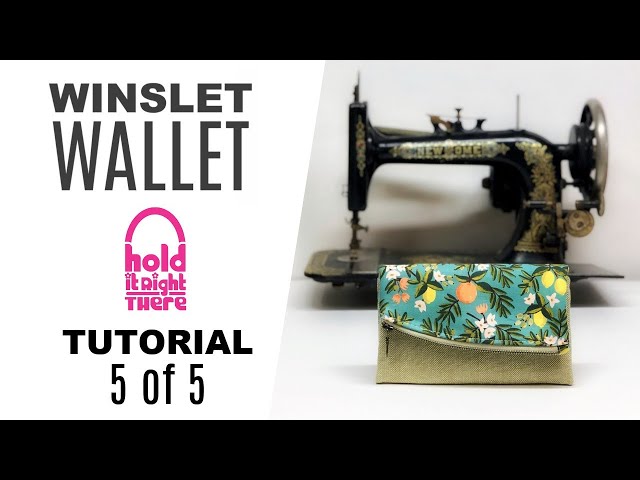 How to add a Wristlet Strap to the Winslet Wallet 