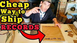 How To Ship Vinyl Records - my cheap and easy method (2019)