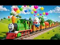 "🚂 Humpty Dumpty's Epic Vegetable Train Adventure! 🎶 Fun Nursery Rhyme for Kids!"