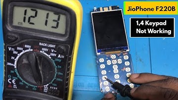 Jiophone F220B 1 4 keypad Not Working//By Thanks Mobile