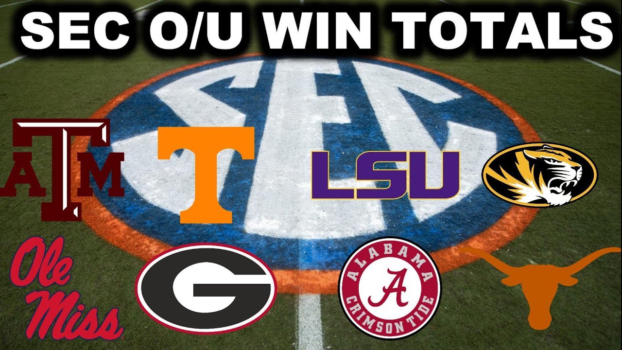 2024 COLLEGE FOOTBALL SEC WIN TOTALS (O/U PREDICTIONS) YouTube