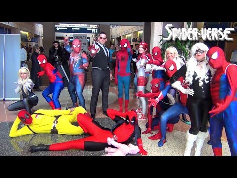 Spider-Man: SPIDER-VERSE Comic Con Mayhem! Ft. Deadpool - MELF