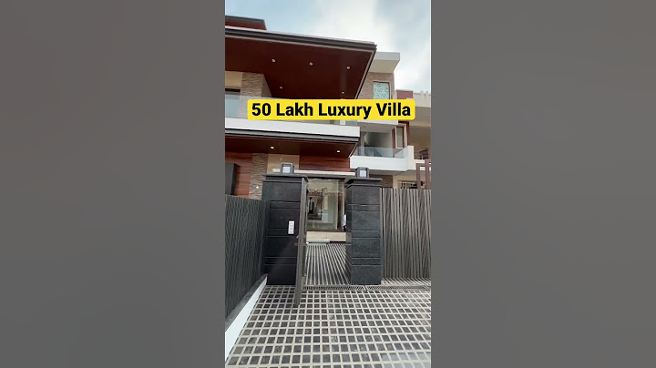 50 Lakh Ka Ultra Modern Luxury Villa #shorts