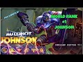 Mobile Legends: 🚓 SICK 🏁 Autobot Driving Skill | World Rank 1 Johnson Build, Gear iTEM Tips Tricks