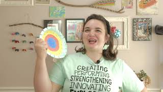 Paper Plate Weaving PT1