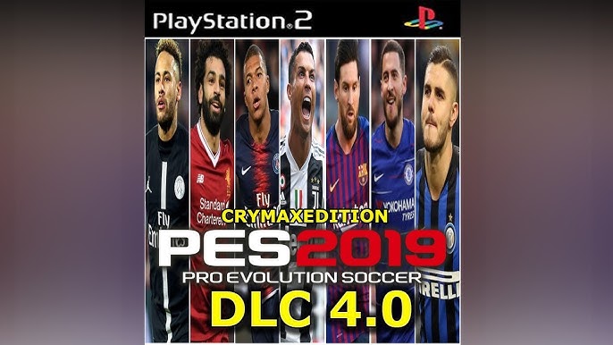 Pro Evolution Soccer 2019 (PES 2019 Crymax) no PlayStation 2 