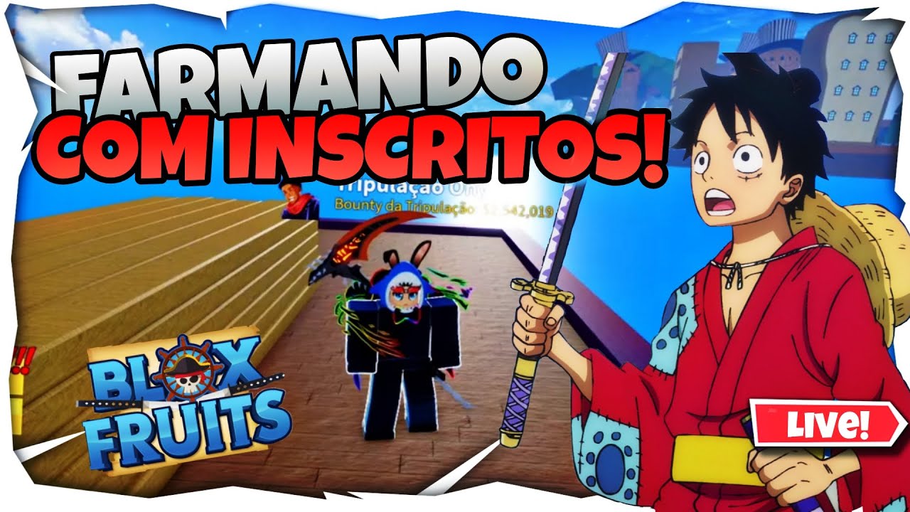 Blox Fruits ao vivo 🔴farmando para Update🔴doando frutas🔴 