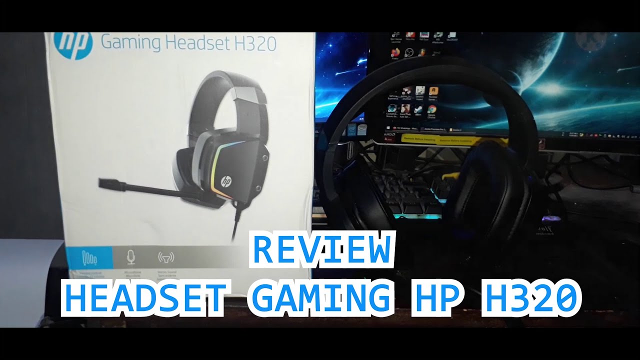Review Singkat Headset Gaming Murah Dari HP HP H320 Gaming Headset