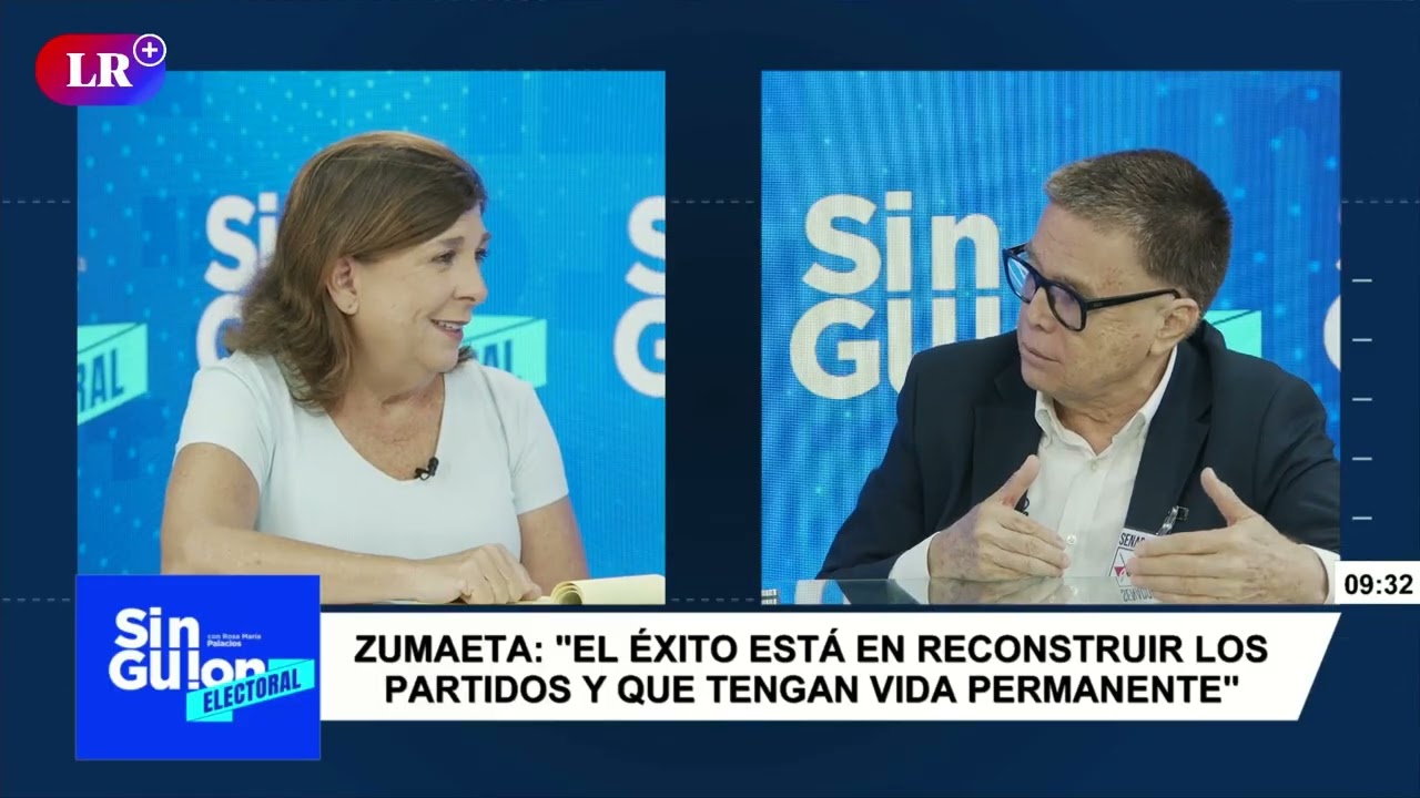 ROSA MARÍA PALACIOS entrevista a CÉSAR ZUMAETA del APRA #SGE