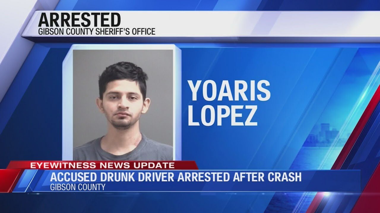 Accused drunk driver arrested after crash - YouTube