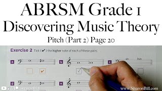 ABRSM Discovering Music Theory Grade 1 Pitch (Part 2) Page 20 with Sharon Bill screenshot 4