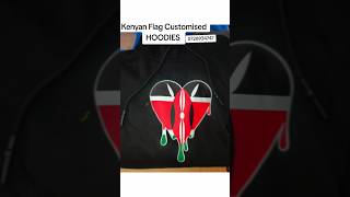 Kenya Flag Customised HOODIES #trending #fyp #viral #kenya #usa #foryou #design #shorts #printing