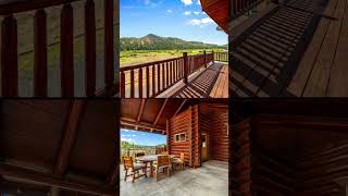 Custom Log Cabin Bordering National Forest & Greer Meadow