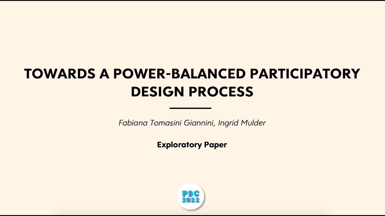 EP9: Towards a power-balanced Participatory Design process