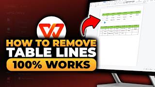 How To Remove Table Lines in WPS Office (𝟮𝟬𝟮𝟲) | 100% WORKS | NO Yapping, To The Point | FAST & EASY