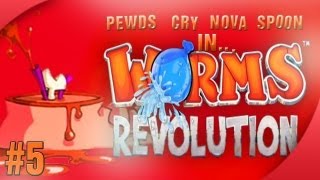 Nova / Sp00n / Cry / Pewds - Worms Revolution (5) Match 3