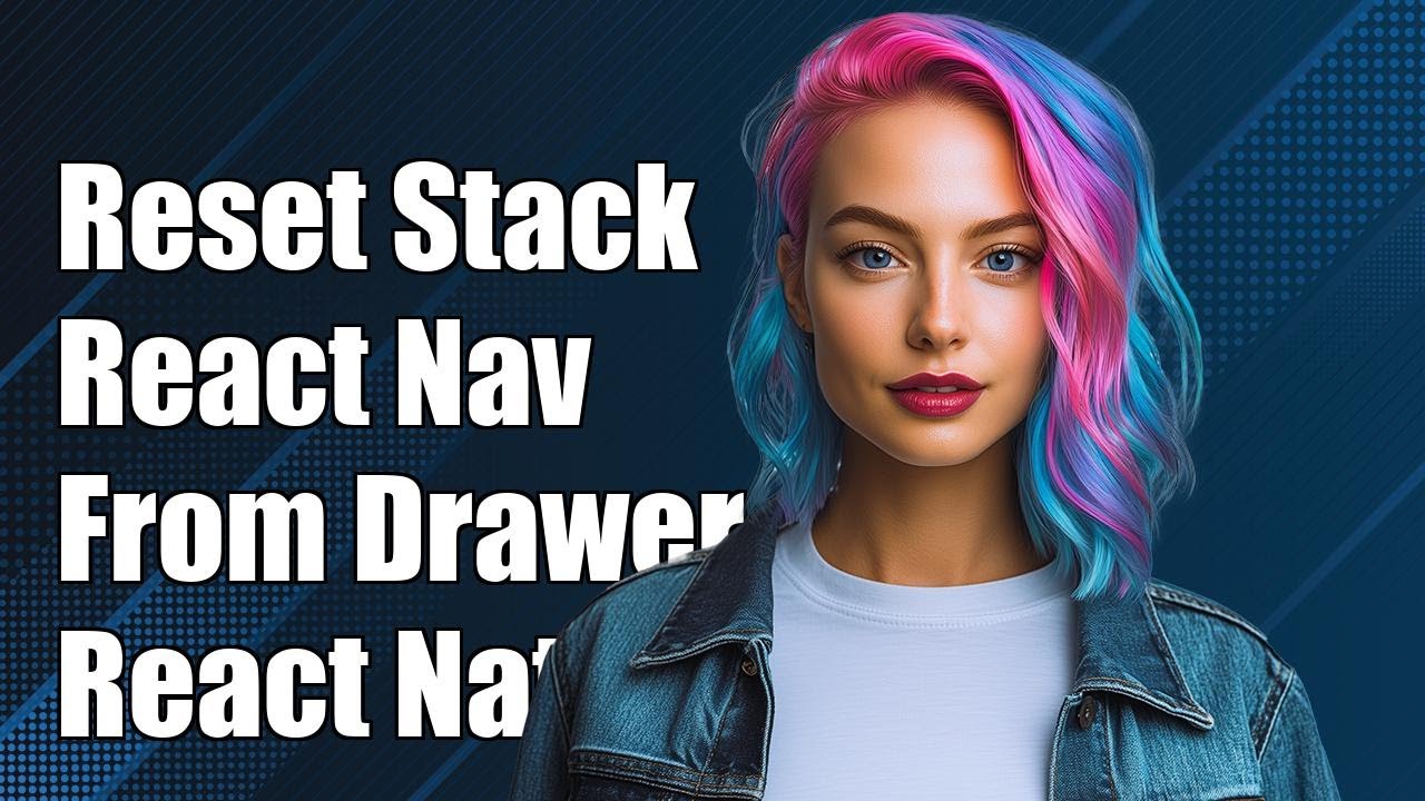 How to Reset React Navigation Stack from Drawer in React Native - YouTube