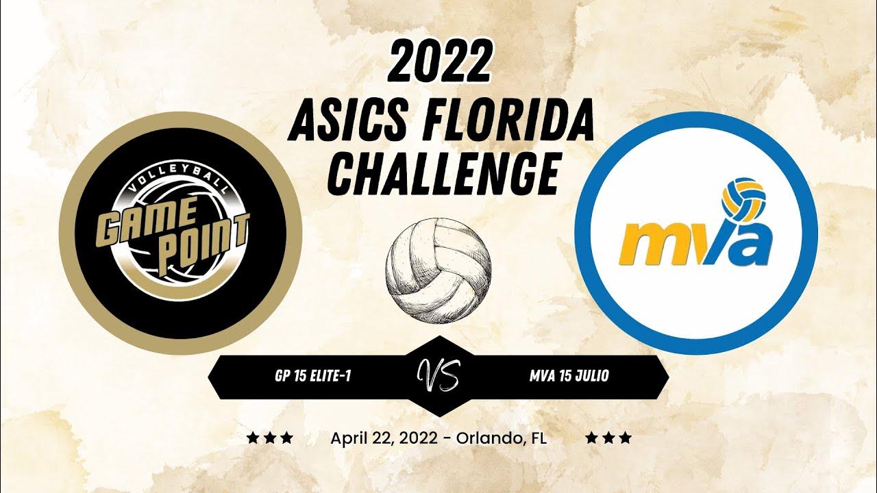 🟡⚫️ ASICS FL Volleyball Challenge—Game 1—GP 15 Elite1 vs MVA 15 Julio