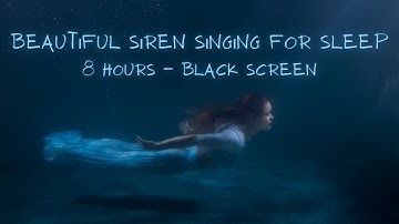 🧜‍♀️ Sleep Fast with Soothing Siren Humming, Lullaby & Ocean Waves | Gentle, Sincere Vocals 🧜‍♀️