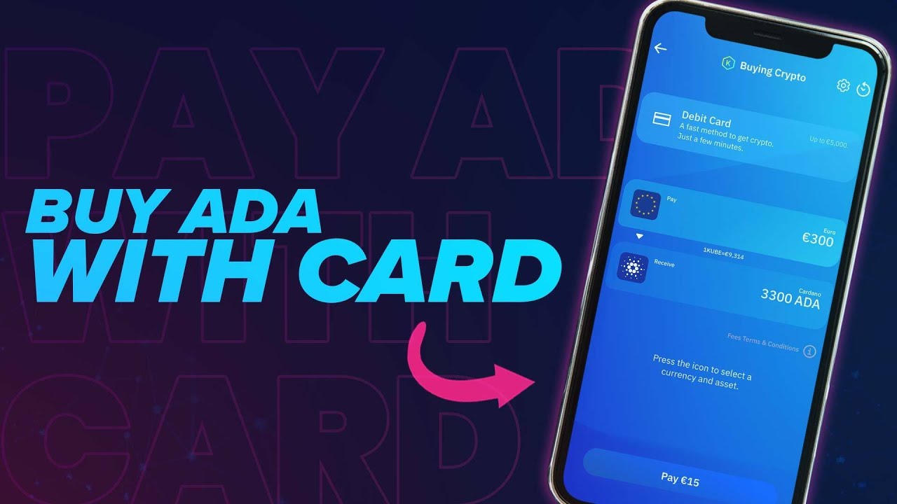 Buy ADA with credit / debit card on KubePay | KubePay Update