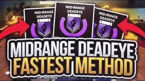 NBA 2K18 Tips: HOW TO GET MID RANGE DEADEYE - HOW TO GET HALL OF FAME MID RANGE DEADEYE TUTORIAL!