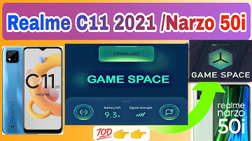 Realme C11 2021 Game space | how to download game space