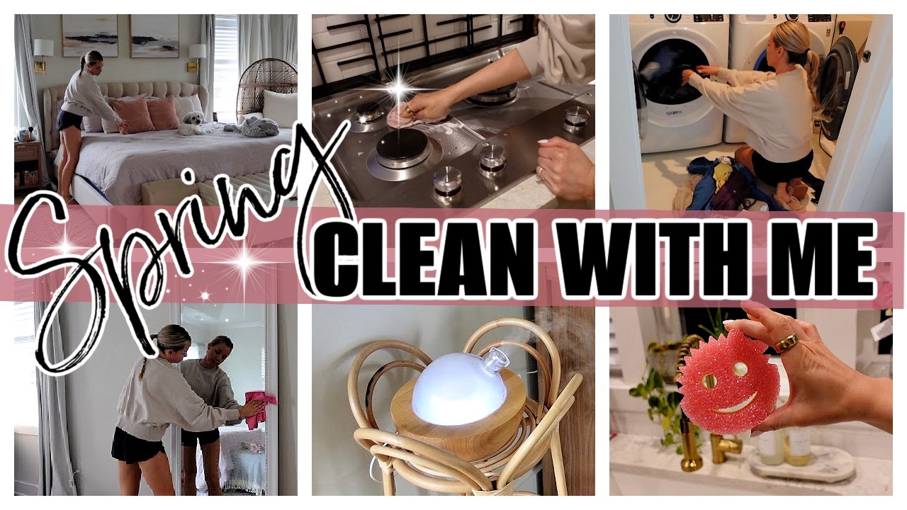 Spring Clean With Me 🌸 Realistic Cleaning Motivation Master Bedroom ...
