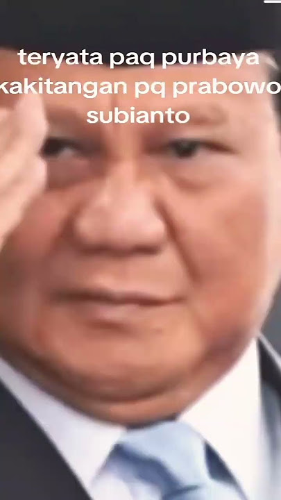 teryata pak purbaya kakitangan pak #prabowosubianto