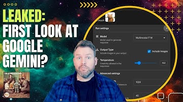 LEAKED: First Look at Google Gemini?