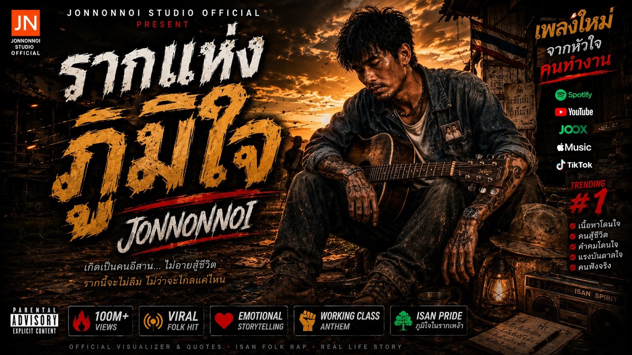รากแห่งภูมิใจ | JONNONNOI  (Official Visualizer & Quotes) — เพลงจาก JONNONNOI