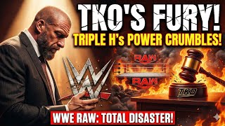 TKO FURIOUS Triple H’s WWE Power COLLAPSES After WWE RAW Disaster! Wrestling News