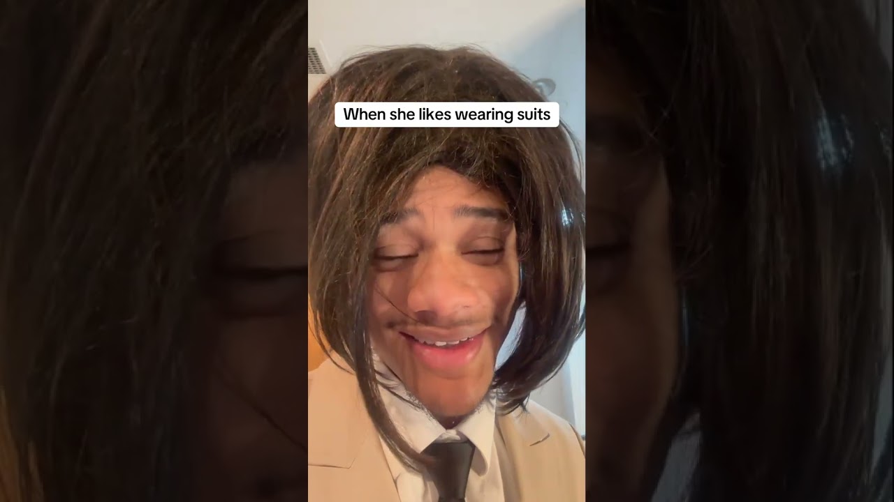 I love a girl in a tie and heels. 