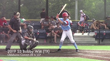 2019 SS Bobby Witt (TX), Oklahoma Commit 7-17-16