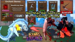 KING LEGACY| MẸO Nhận Biết Vua Biển Hydra Mà Không Cần Pose Và Khảm Ngọc Hút Máu Vào Lưỡi Hái Cực Bá