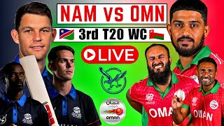 Namibia vs Oman 3rd Match live | NAM vs OMN Live | live cricket match today