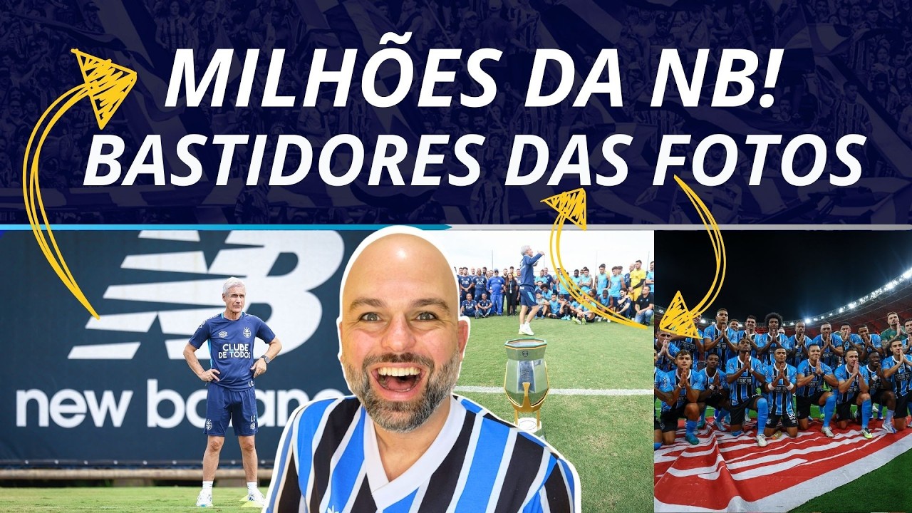MILHÕES DA NEW BALANCE | BASTIDORES DAS FOTOS DO GRÊMIO.