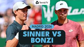 Jannik Sinner vs Benjamin Bonzi Highlights | Madrid 2026