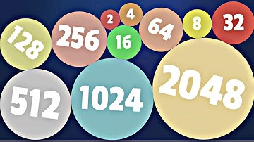 BALL MERGE 2048 3D - ASMR Gameplay (Balls Evolution, Level Up Jelly Suika Balls 2048)