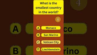 🧠 Quick Quiz: What’s the Tiniest Country on Earth? #quiz #gk #usa #shorts