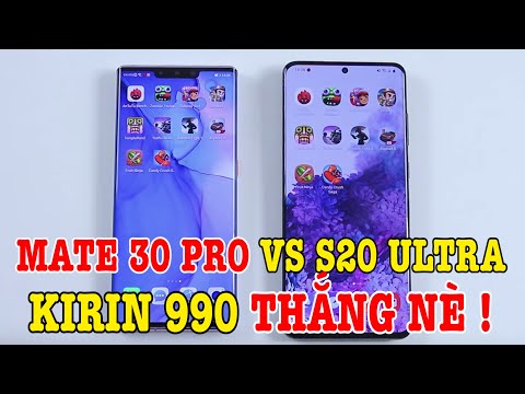 Speedtest Galaxy S20 Ultra vs Huawei Mate 30 Pro : Kirin 990 vs Exynos 990