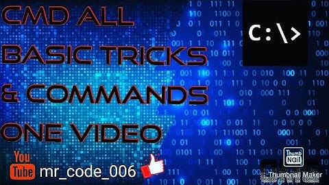 Learn CMD Commands In One Video for all Users in Hindi 2019 | Command Prompt in Hindi