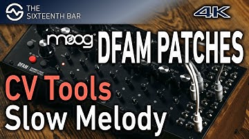 Ableton CV TOOLS Slow Melody - MOOG DFAM Patches