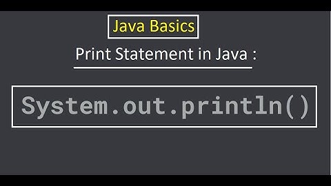 #Java #Programming Java Tutorial For Beginners [2020] #1 Print Statement