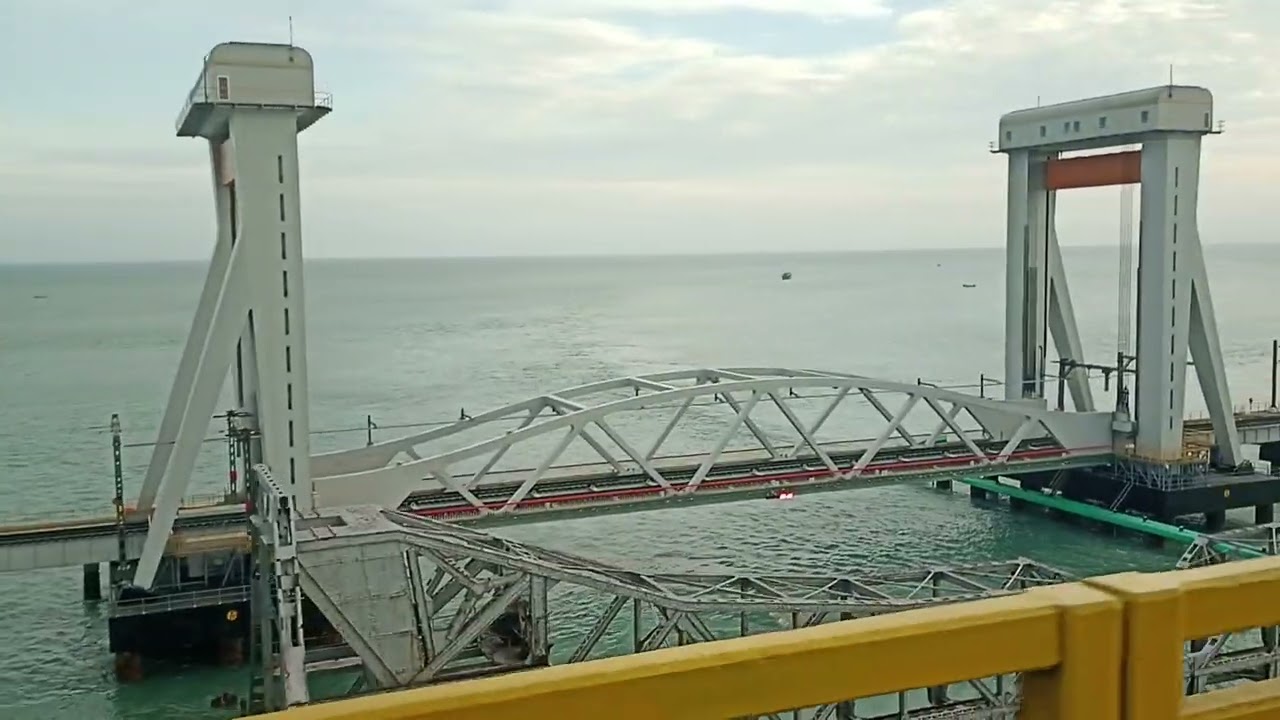 Rameshwaram Pamban Bridge 🌉 Beautiful ✨