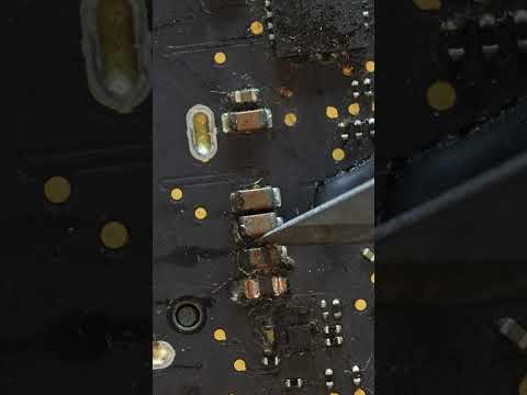 Burning Capacitor🔥 | 4K 60fps with Macro Lens ASMR #shorts